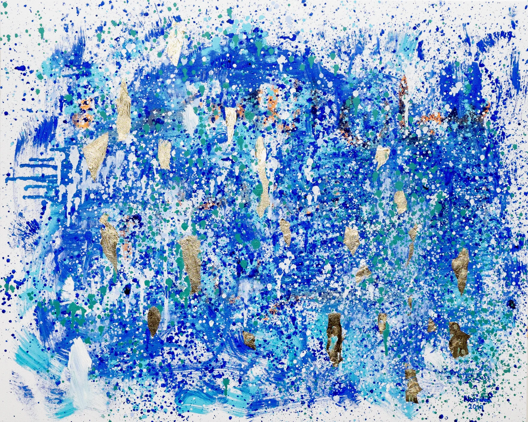 Alchemy 12: Blue, White and Gold