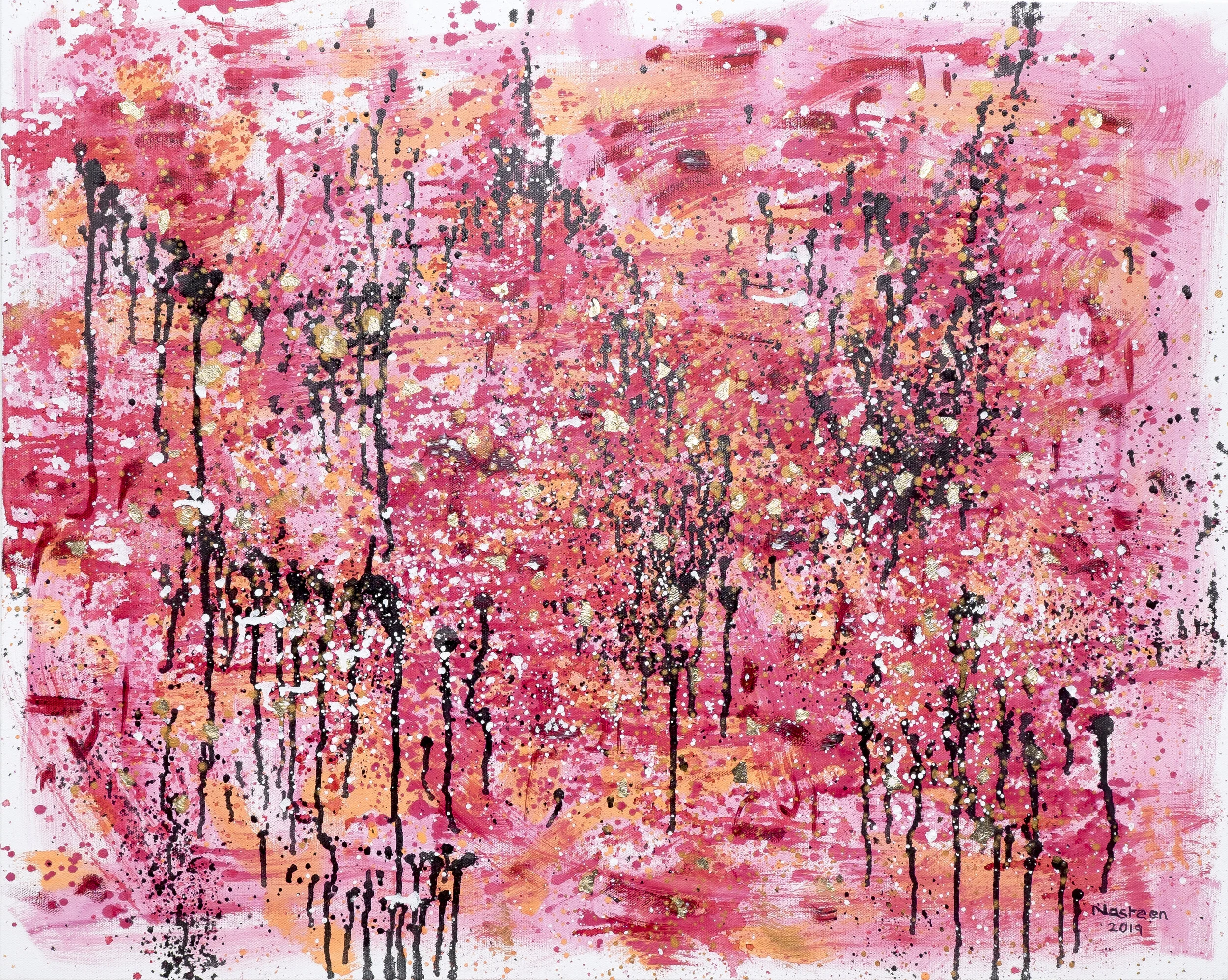 Alchemy 9: Rose, Red, Black, and Gold